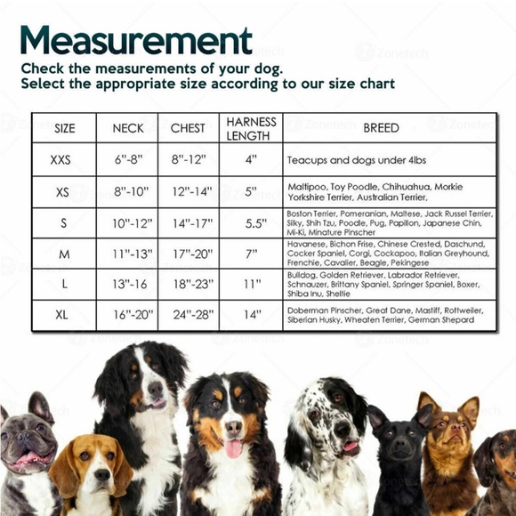 Zone Tech Dog Waterproof Raincoat w/ Hood & Reflective Stripe MEDIUM - Picture 4 of 5